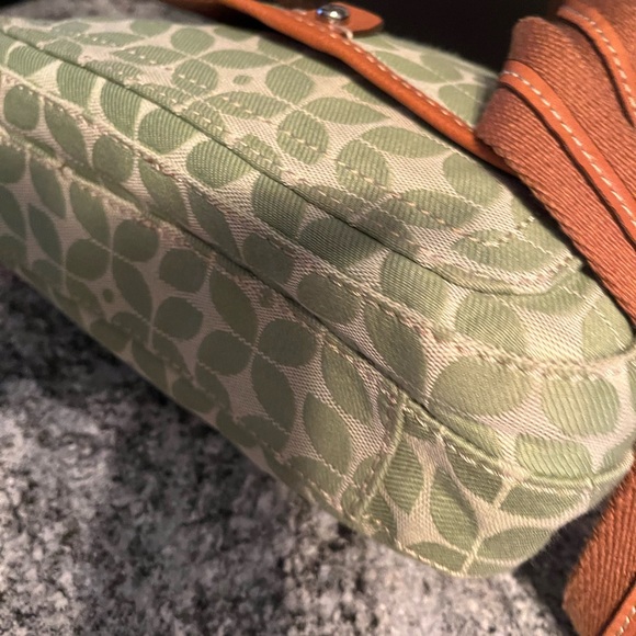 Fossil Marlow Camera Style Green Signature Cross Body Shoulder Bag - Picture 10 of 11